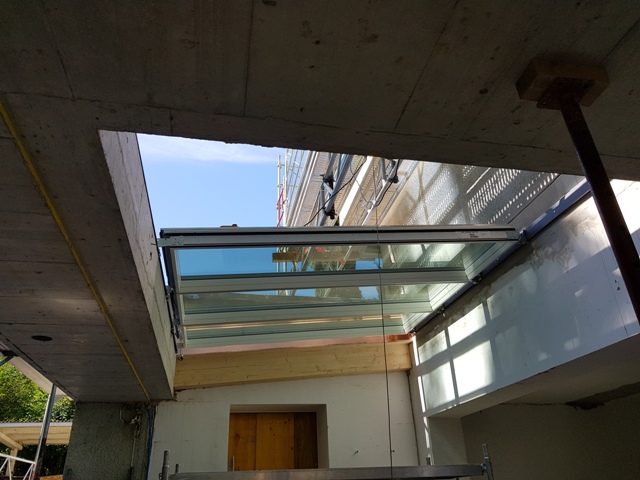 Avancement chantier: villa Carouge