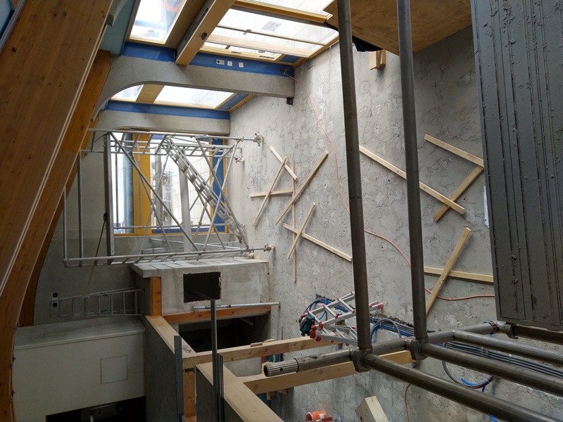 Avancement chantier : pharmacie en Gibloux