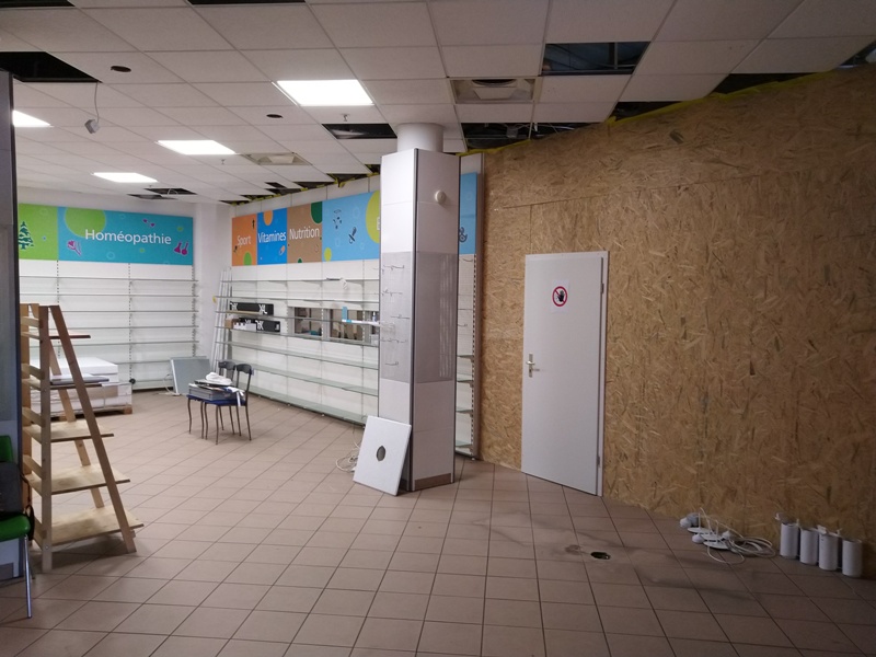 Avancement chantier : pharmacie St-Prex